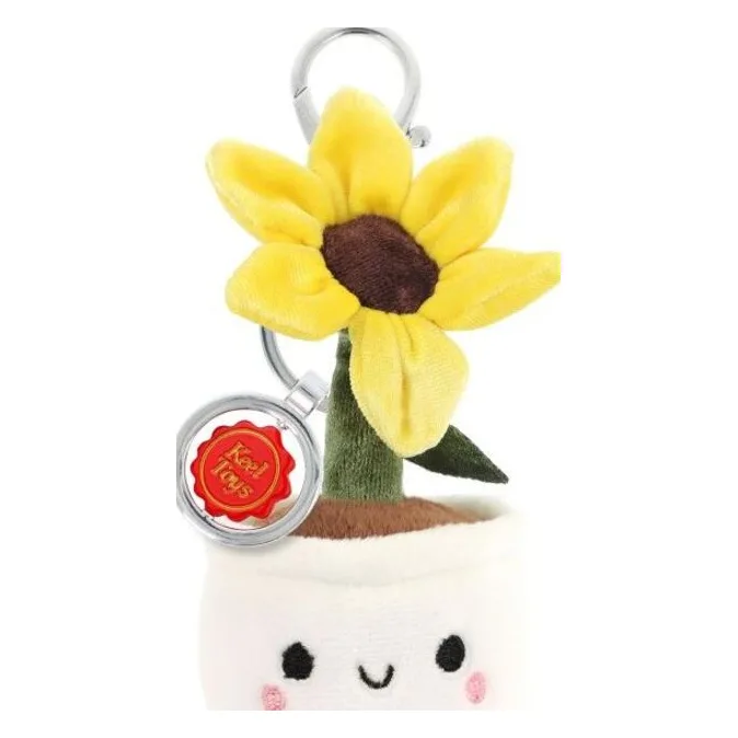 Keel Eco Λούτρινο Μπρελόκ Λουλούδι Sunflower 12cm (BC4303)