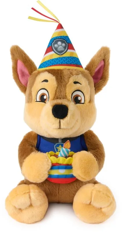 Paw Patrol Λούτρινο Γενέθλια Με Τον Chase 24cm. (6076362)