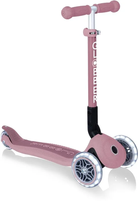 Globber Scooter Junior Foldable Lights Eco Berry (692-510)