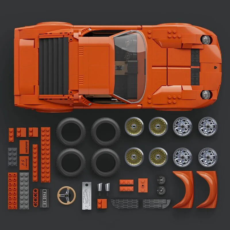 Brick Shop Hot Wheels Premium Series-Lamborghini '71 Miura P400 SV (JHF61) - φωτογραφία 4