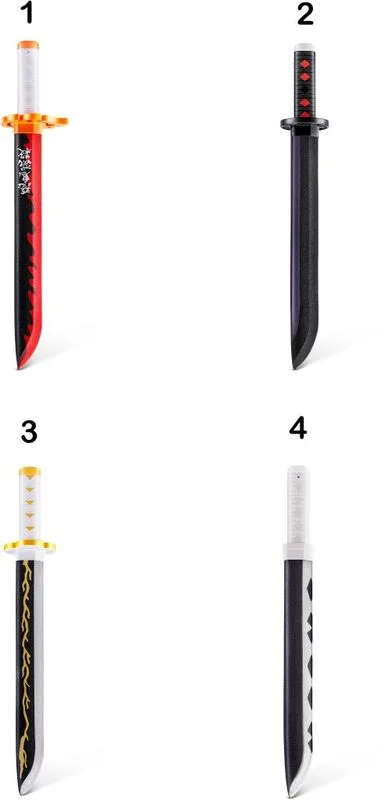 Zuru X-Shot Σπαθί Demon Slayer Swords-4 Σχέδια (36831) - φωτογραφία 2