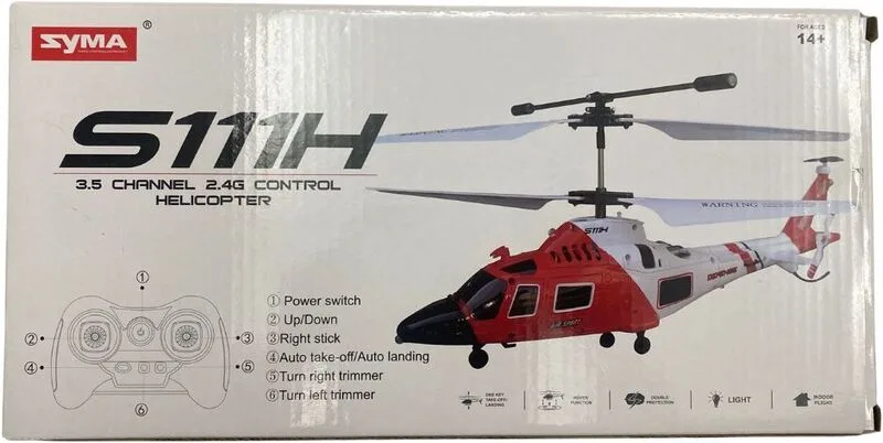 BW Τηλεκατευθυνόμενο Syma Ελικόπτερο S111H 3.5CH (S111H) - φωτογραφία 2