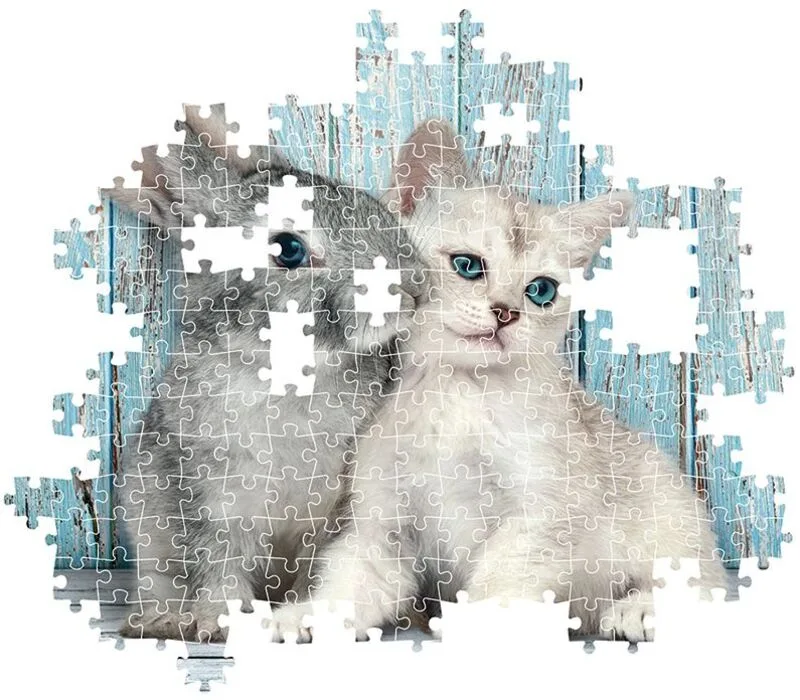 Clementoni Παζλ 500 H.Q. Cat & Bunny (1220-35539) - φωτογραφία 3