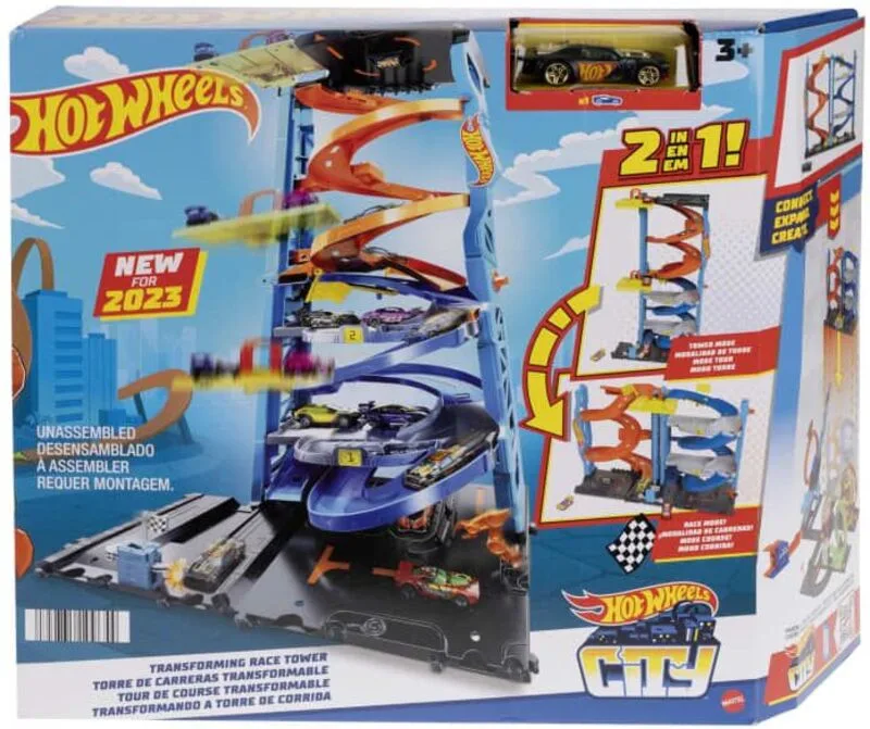 Mattel Hot Wheels City Πύργος Ταχύτητας 2Σε1 - HKX43 - φωτογραφία 2