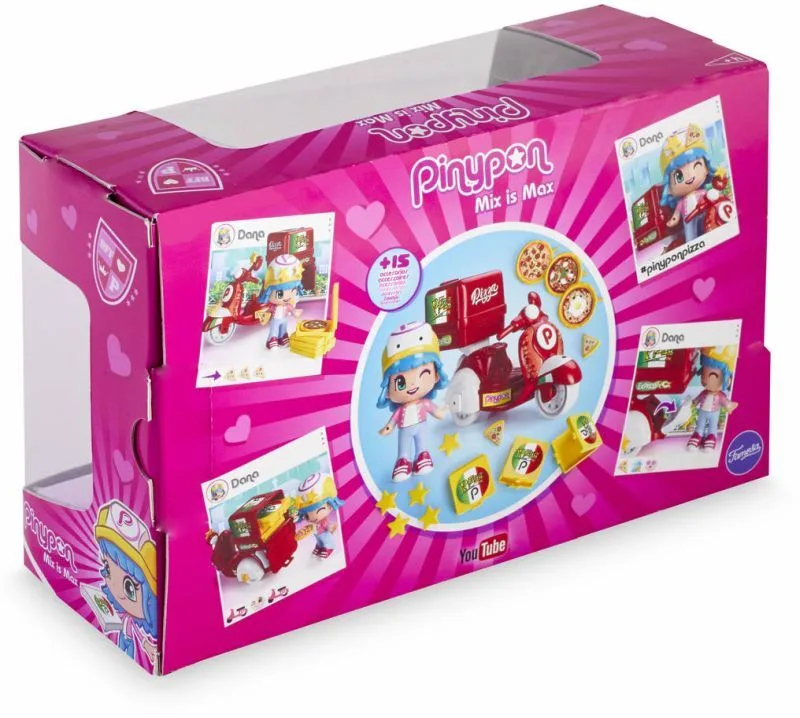 Pinypon Όχημα Με Φιγούρα Πίτσα Delivery (700014911) - φωτογραφία 3