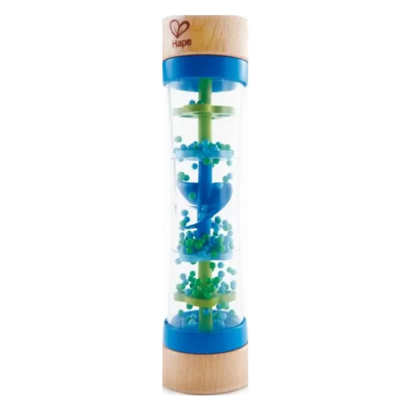 Hape Early Melodies Ξύλινο Beaded Raindrops-Blue (E0328A)
