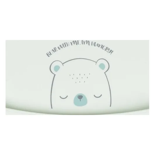 Kikkaboo Σαλιάρα Σιλικόνης Bear With Me Mint (31303030043)