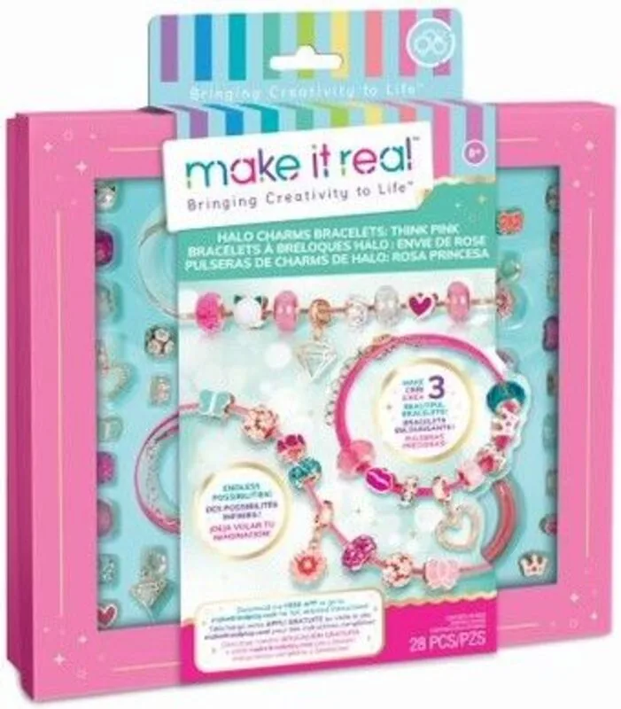 Halo Charms Bracelets Think Pink Make It Real - 1722