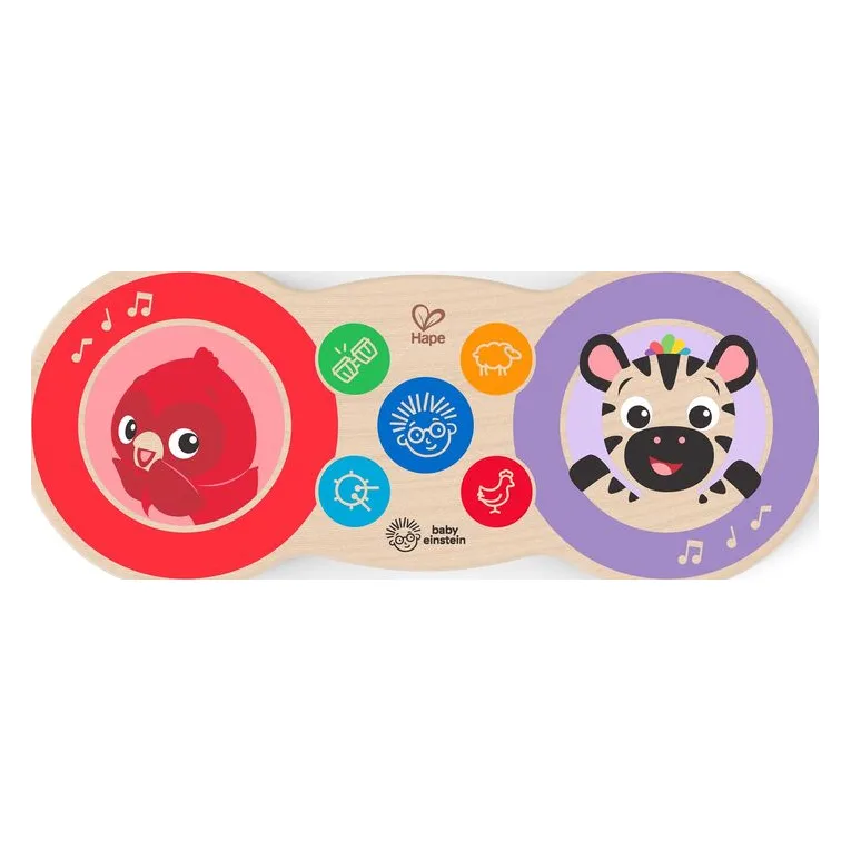 Hape Kids II Ξύλινο Magic Touch Drum Upbeat Tunes (800898) - φωτογραφία 3