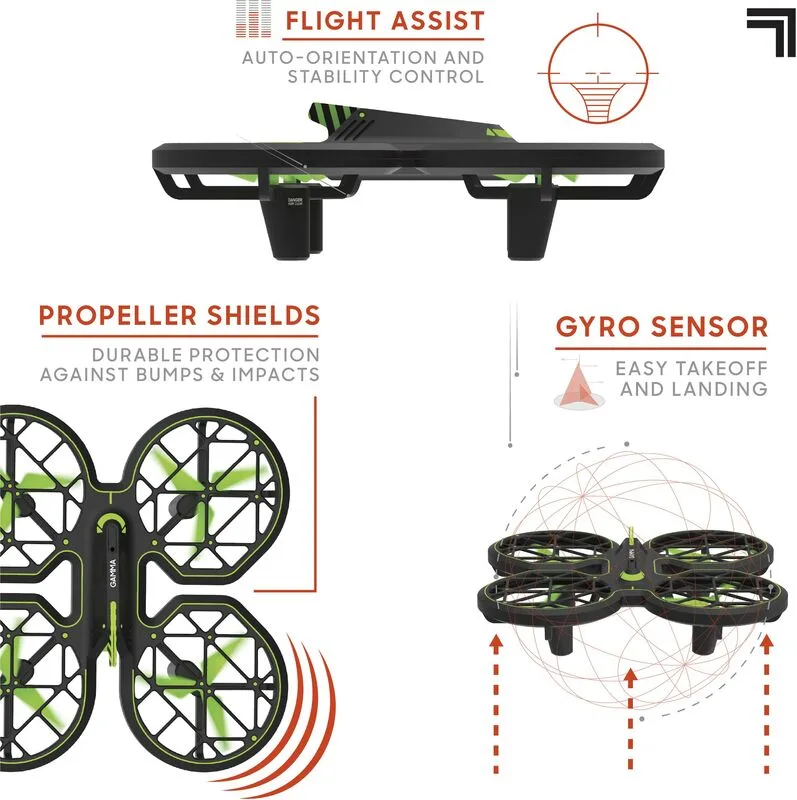 Sharper Image Τηλεκατευθυνόμενο Drone 2.4G Gamma (1213022080) - φωτογραφία 4