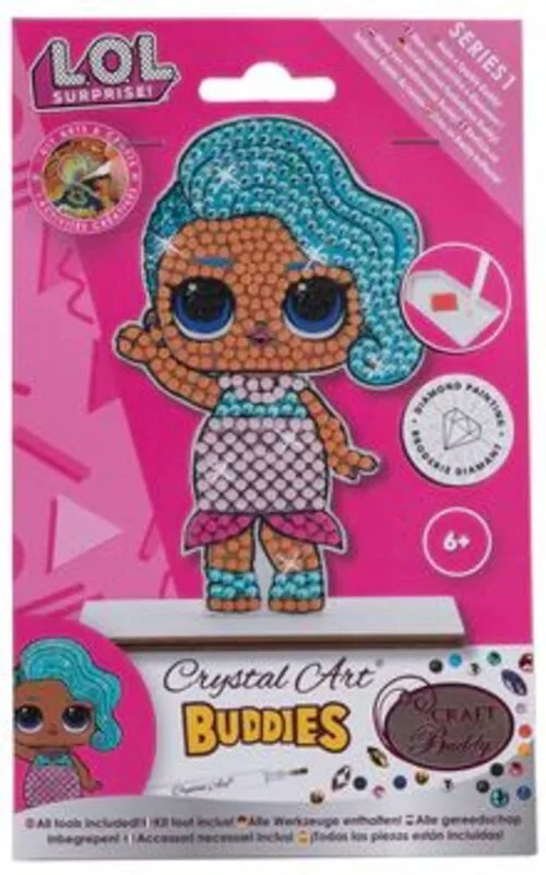Craft Buddy Φιγούρα Crystal Art Splash Queen (CAFGR-LOL003) - φωτογραφία 2