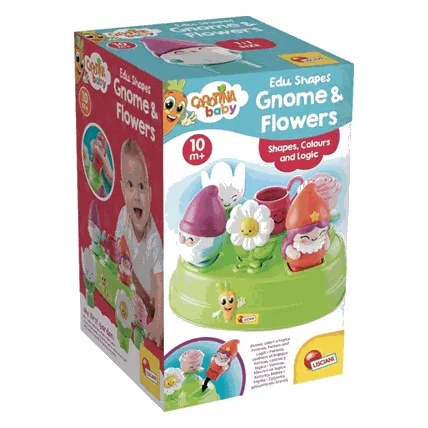 Lisciani Giochi Carotina Baby Σχήματα Gnome & Λουλούδια - 10.109951