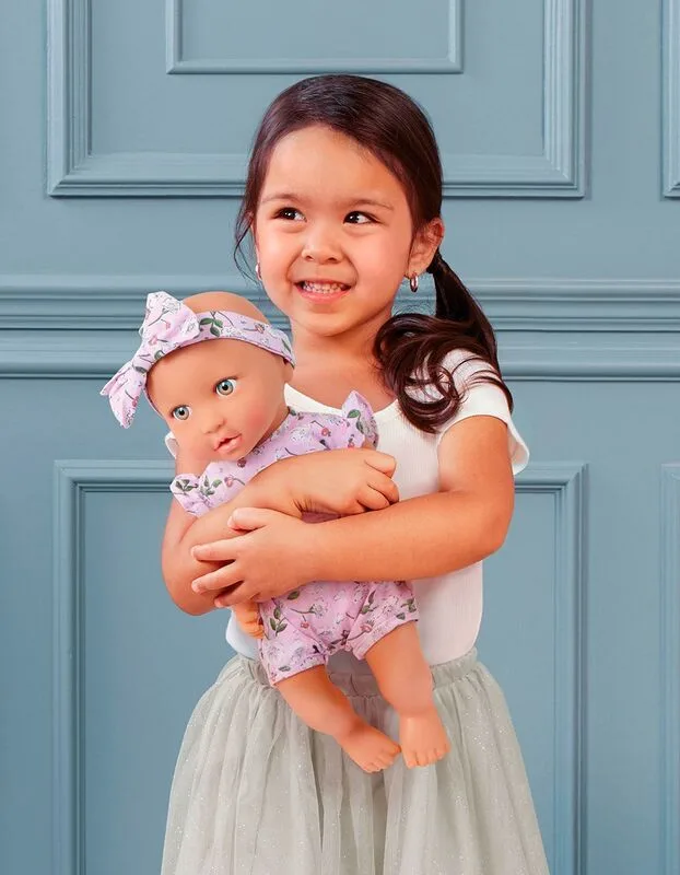 Lullababy Μωρό With Floral Dress & Headband (LBY7303Z) - φωτογραφία 5