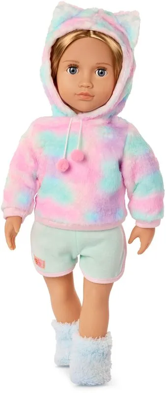 Our Generation Κούκλα Mandy With Cat Pijama (BD31592Z) - φωτογραφία 3