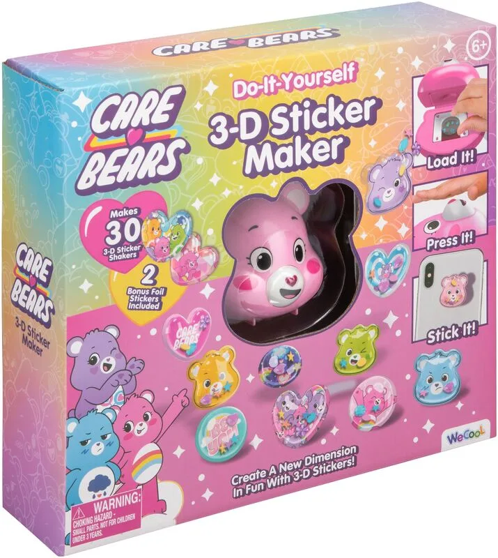WeCool Care Bears 3D Sticker Maker, σετ αυτοκόλλητων (WC14692)