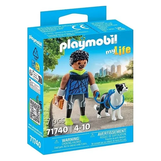 Playmobil® My Life - Αθλητής Με Μπόρντερ Κόλεϊ - 71740