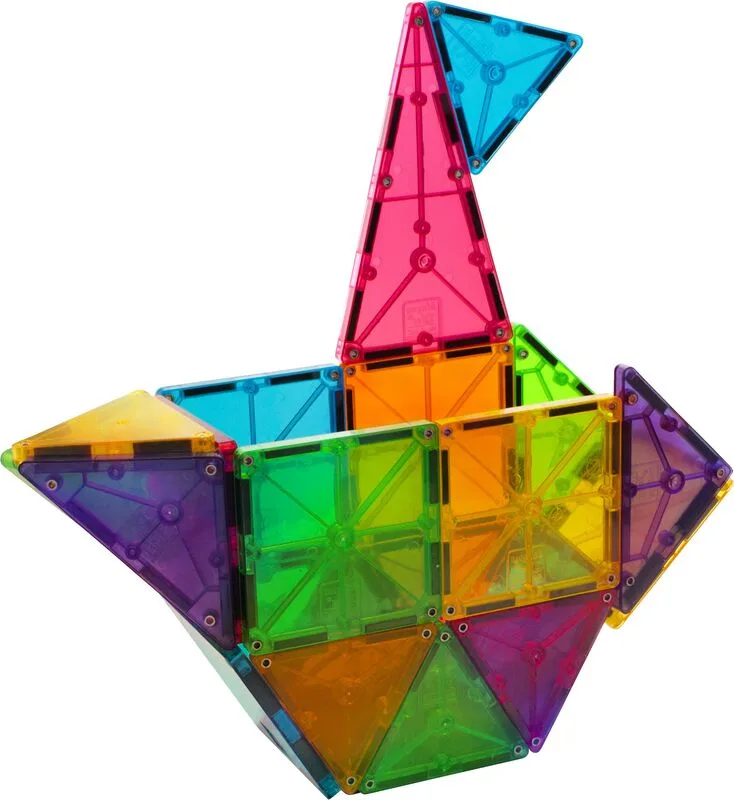Magna-Tiles Clear Colors Set-32 Τμχ (02132) - φωτογραφία 4