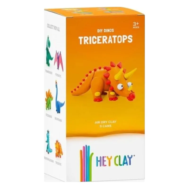 Hey Clay Claymates Triceraptors (440056)