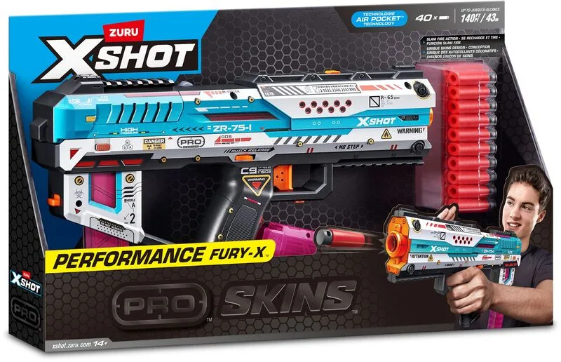 Zuru X-Shot Pro Skins Fury-X 40 Darts (36772) - φωτογραφία 2