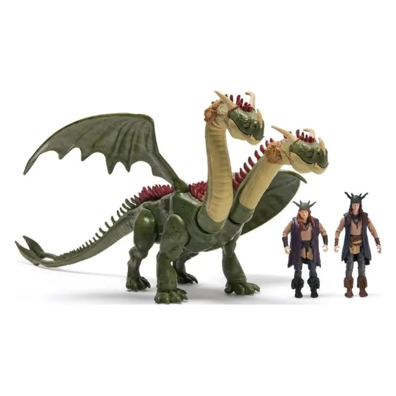 Dragons Δράκος Hideous Zippleback & 2 Φιγούρες (6074244)