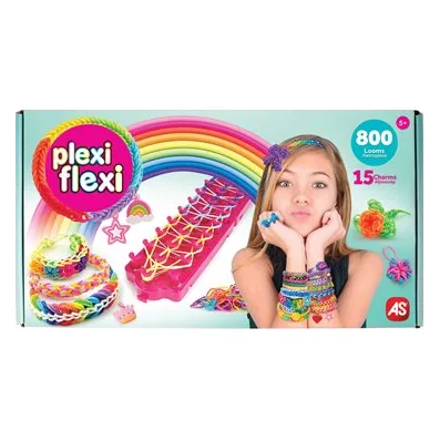 As Company Plexi Flexi Αργαλειός Με 800 Λαστιχάκια Και 15 Αξεσουάρ - 1080-25568