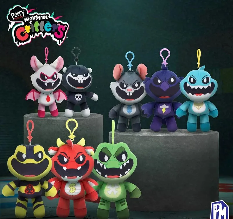 Poppy Playtime Λούτρινο Μπρελόκ Nightmare Critters-8 Σχέδια-1Τμχ (PC7701) - φωτογραφία 5