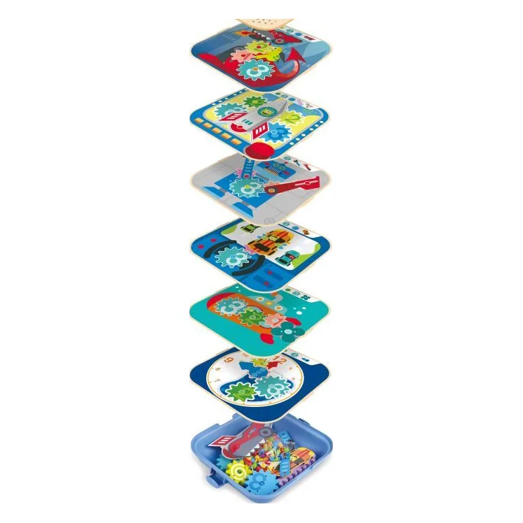 Hape Early Explorer Ξύλινο Σετ Cogworks Experimental (E1065A) - φωτογραφία 3