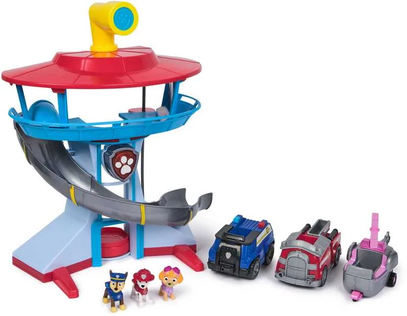 Paw Patrol Πύργος Αποστολών Με 3 Φιγούρες & Οχήματα (6070237)