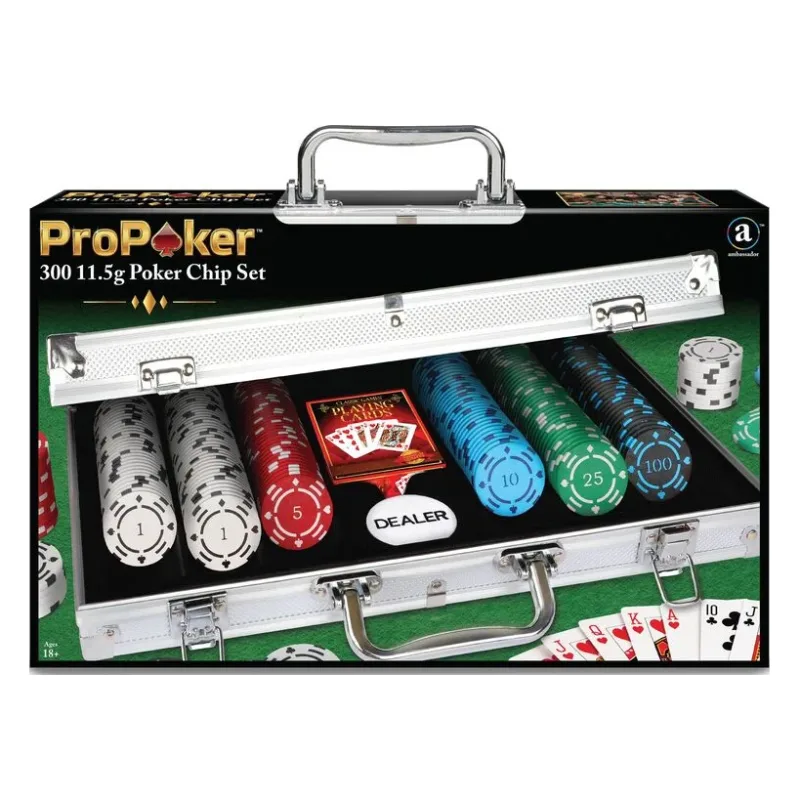 MAM Pro Poker Texas Hold'em Σετ Μάρκες 300Τμχ (PR03352SP4)