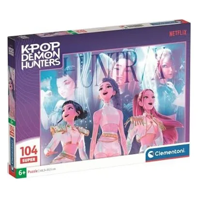 As Company Παζλ SuperColor KPop Demon Hunters - Huntrix - 104Τμχ - Clementoni - 27257