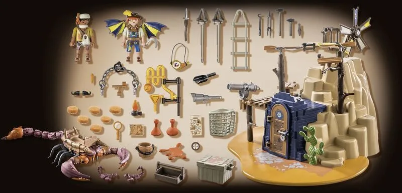 Playmobil Novelmore Sal'ahari Sands-Μυστική Βάση Με Γιγαντιαίο Σκορπιό (71024) - φωτογραφία 5