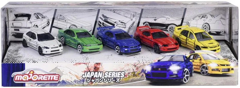 Majorette D/C Giftpack Japan Σετ 5 Οχήματα 7.5cm (212051031) - φωτογραφία 2