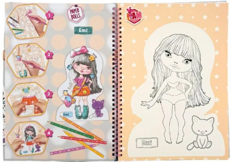 Canenco I Am Μπλοκ Δραστηριοτήτων Fashion Design S3-3 Σχέδια (IAM252253V2) - φωτογραφία 7