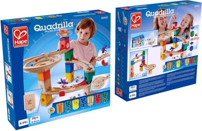 Hape Quadrilla Marble Run Ξύλινο Race To The Finish-58Τμχ (E6021A) - φωτογραφία 2
