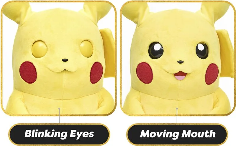 Wow διαδραστικό λούτρινο Pokemon Pikachu Real FX 40 εκ. (POK-1001) - φωτογραφία 7
