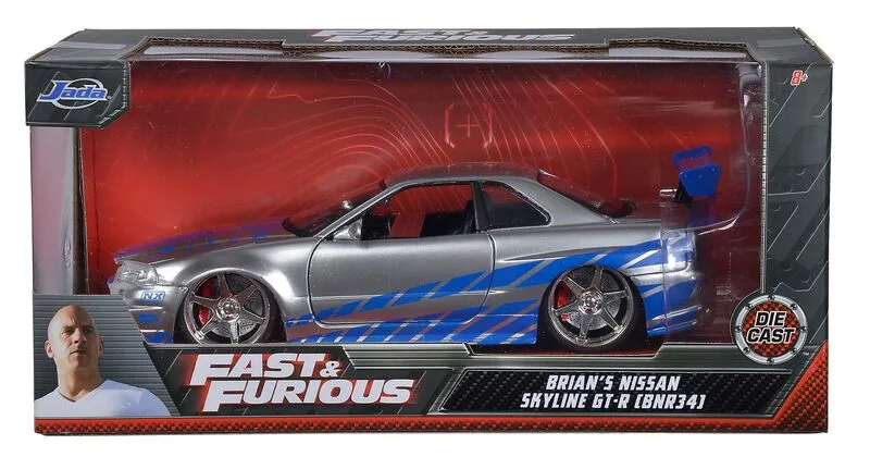 Jada Fast & Furious Όχημα 2002 Nissan Skyline 1:24 (253203044) - φωτογραφία 2