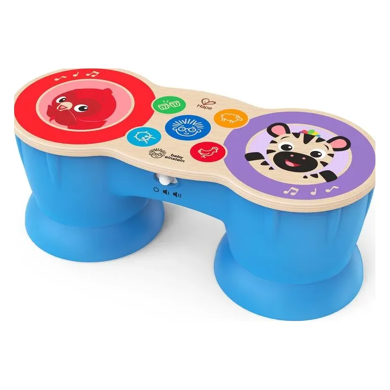 Hape Kids II Ξύλινο Magic Touch Drum Upbeat Tunes (800898)