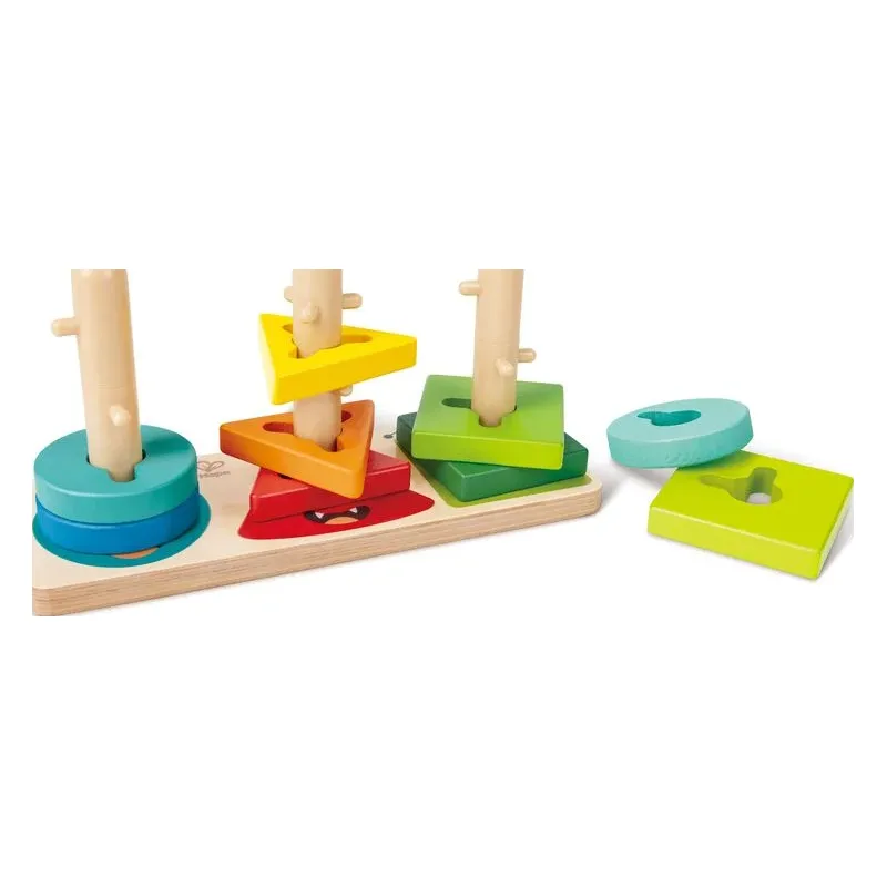 Hape Early Explorer Ξύλινα Τουβλάκια Monster (E0494)