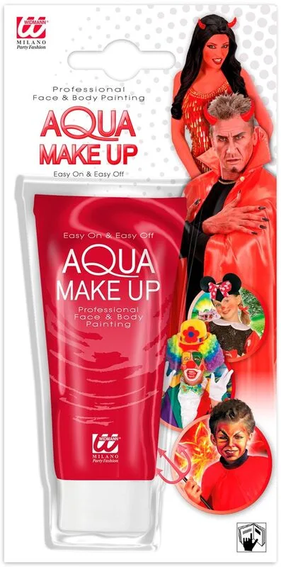 WM Aqua Makeup Κόκκινο Σωληνάριο 30ml (02380) - φωτογραφία 2