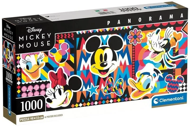 Clementoni Παζλ 1000 Η.Q. Panorama Disney Classics (1220-39871)