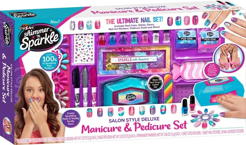 Cra-Z-Art Shimmer 'N Sparkle Manicure & Pedicure Deluxe Σαλόνι Ομορφιάς (65590) - φωτογραφία 2
