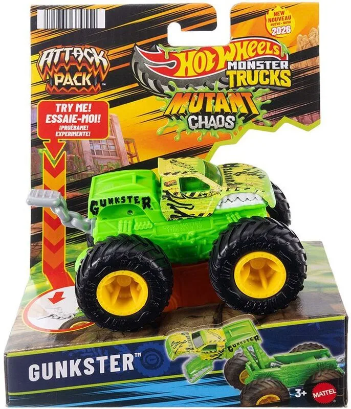 Hot Wheels Monster Trucks Οχήματα-Attack Pack-5 Σχέδια (JMK92) - φωτογραφία 5