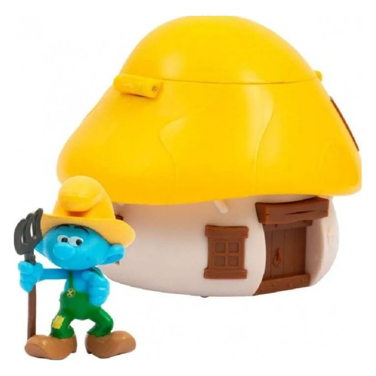 Giochi Preziosi Smurfs Σπιτάκι Μανιτάρι Έκπληξη με Κονφετί PUF38000 - φωτογραφία 5
