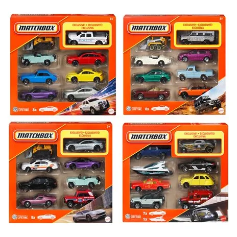 Mattel Matchbox Αυτοκινητάκια Σετ 8τμχ Σε 4 Σχέδια - HVR81