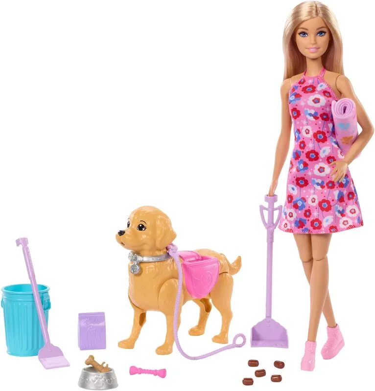 Barbie Βόλτα Με Σκυλάκι (JJB46)