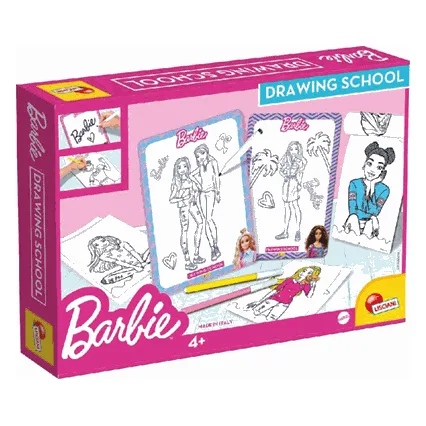 Lisciani Giochi Σετ Ζωγραφικής Mini Barbie Drawing School - 03.113088