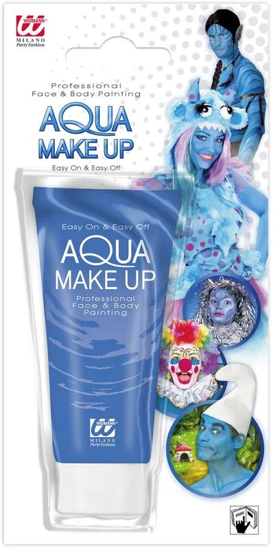 WM Aqua Makeup Μπλε Σε Σωληνάριο 30ml (02383) - φωτογραφία 2