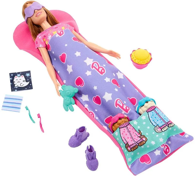 Barbie Sleepover Με Κουταβάκια (HXN01) - φωτογραφία 3