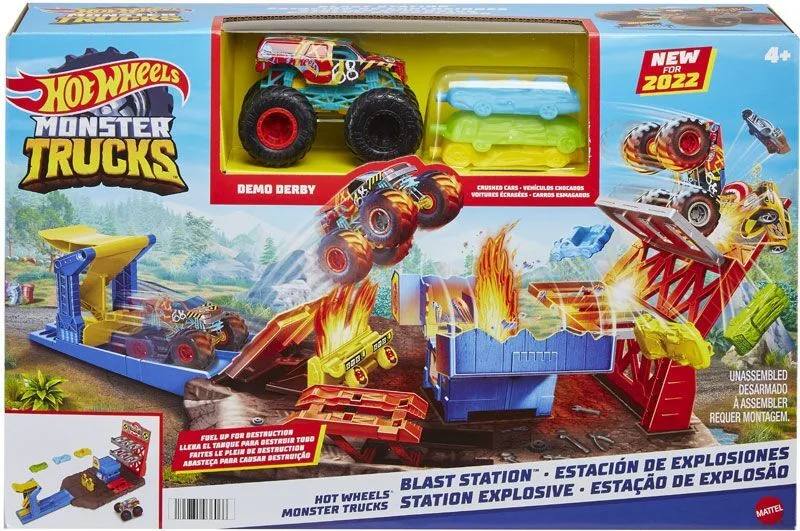 Hot Wheels Monster Trucks Σετ Σούπερ Εκρήξεις & Συγκρούσεις (HFB12) - φωτογραφία 2