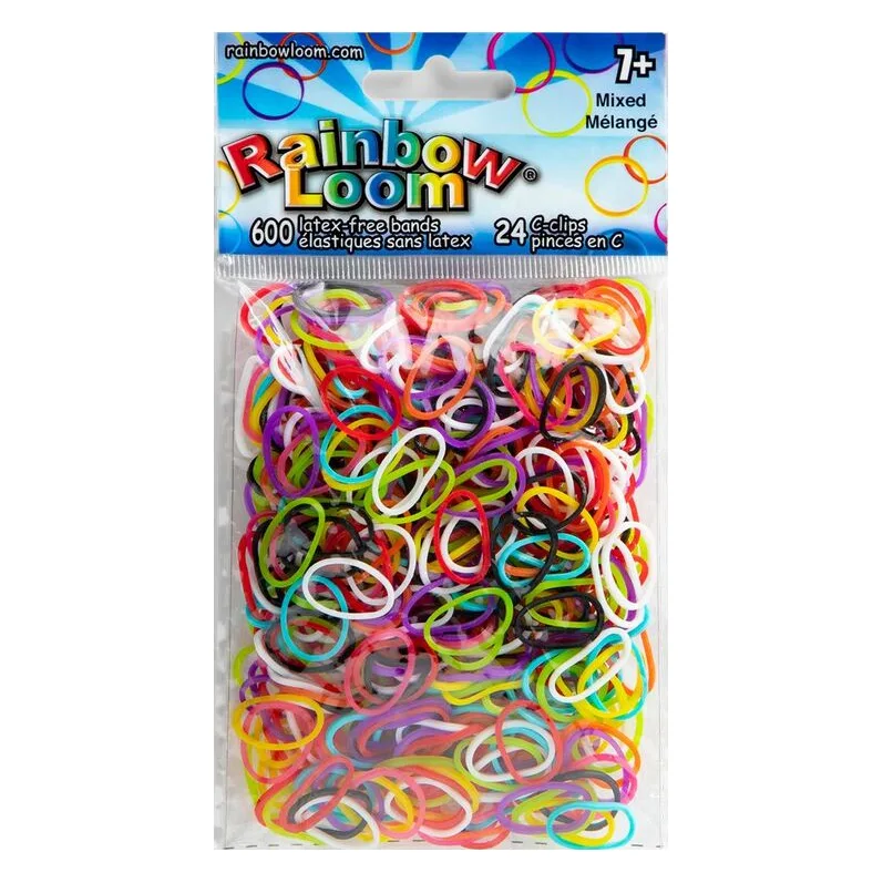 Rainbow Loom Λαστιχάκια Rubber Bands Mix (B0002)
